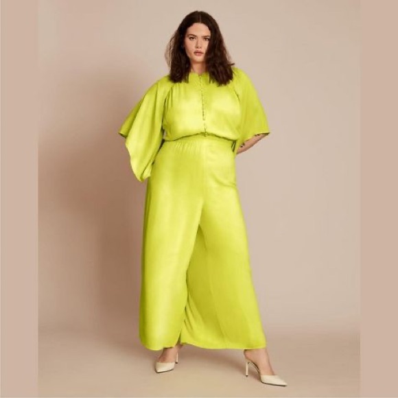 1 Honore Collection Women's Luxurious Woven Statement Jumpsuit NWT size 22 - Picture 6 of 6